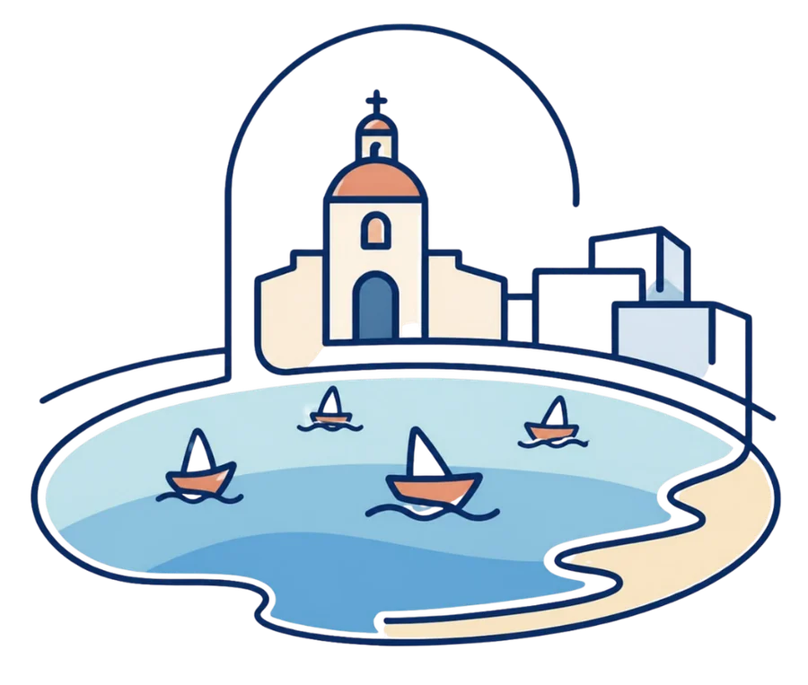 Ilustración del Charco de San Ginés, en Arrecife (Lanzarote)